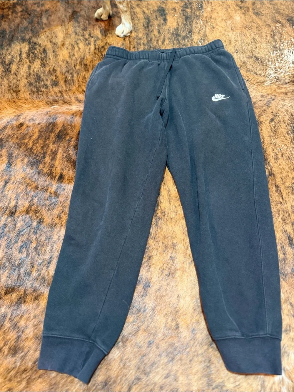 Nike Sweatpants Mens Medium Black Sportswear Club Fleece Joggers BV2671-010